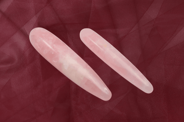 Rose Quartz Yoni Wand - The Straight Rosie: Vitality & Sensual Rejuvenation - Yoni Wanderland